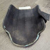 Neoprene Closed Front Boots, velcro *fair, clean, hairy, holey & thin edges, rubs, faded, unstitched, stains, discolored
