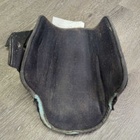 Neoprene Closed Front Boots, velcro *fair, clean, hairy, holey & thin edges, rubs, faded, unstitched, stains, discolored
