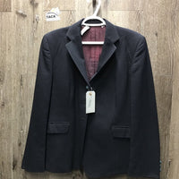 Wool Show Jacket *gc, older, hairy, rubs, pills, lining: snags, repairs, holes &stains