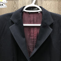 Wool Show Jacket *gc, older, hairy, rubs, pills, lining: snags, repairs, holes &stains
