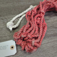 v.Thick Hvy Nylon String Hay Net *gc, fubs, frays, faded, older, knotted, clean, stains
