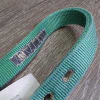 Thick Nylon Halter *gc, mnr hair, faded, dirt?stains, edge rubs & frays, older
