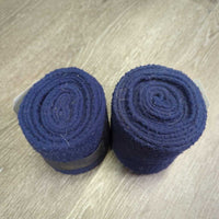 2 Fleece Polos *gc/fair, faded, hay, hair, v.clumpy
