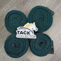 4 Fleece Polos *gc/fair, clean, v.clumpy, hairy, residue, linty, mismatched sizes
