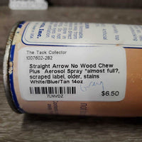 No Wood Chew Plus Aerosol Spray *almost full?, scraped label, older, stains
