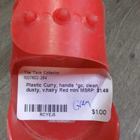 Plastic Curry, handle *gc, clean, dusty, v.hairy
