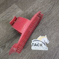 Plastic Curry, Handle *gc/fair, v.faded, older, chewed, sharp spots
