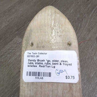 Dandy Brush *gc, older, clean, rubs, stains, rubs, bent & frayed bristles
