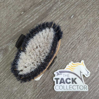 Body Brush, handle *gc/fair, dirty, hair, stains, scrapes, dents, older, rubs, big chipped edge
