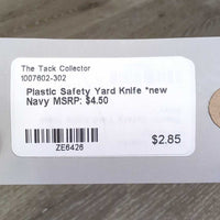 Plastic Safety Yard Knife, bag *new
