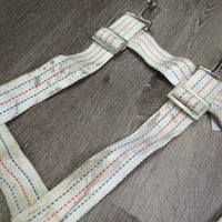 Thick Nylon Web Open Stall Guard *vgc, hair, dirt, stains, rust, older, rubs, loose rubs/frays

