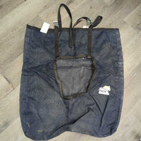 Stiff Mesh Hay Bag *vgc, mnr hay, dirt & stains, older?
