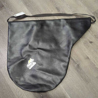 VINTAGE Vinyl Saddle Storage Bag, Shoulder Strap *vgc/gc, mnr dirt/gunk
