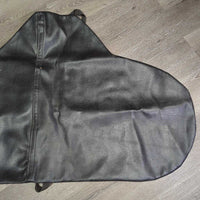 VINTAGE Vinyl Saddle Storage Bag, Shoulder Strap *vgc/gc, mnr dirt/gunk
