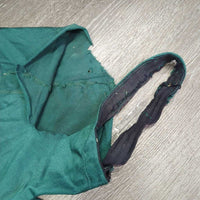 Lycra Full Face Slinky, zipper, Buckle *fair/gc, clean, TORN nose, holes, rubs, hairy, frays, threads

