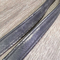 Thick Nylon Lined Soft Stirrup Leathers *gc/fair, scrapes, rubs, faded, older, stiff, dry
