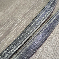 Thick Nylon Lined Soft Stirrup Leathers *gc/fair, scrapes, rubs, faded, older, stiff, dry
