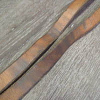 Narrow Stirrup Leathers *gc/fair, older, dents, dirt, rubs,mnr undone stitching, xholes, scrapes, stains, scratches
