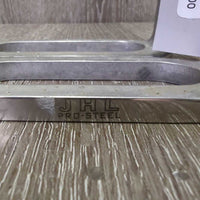 Peacock Safety Stirrups, 2 Leather Keepers *vgc/xc, NO grips or Elastics, clean, mnr stains, rubs & scratches

