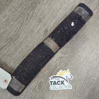 1" Thick Felt Halter Crown Piece Paddiing *gc/fair, dirty, hairy, faded, older
