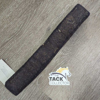 1" Thick Felt Halter Crown Piece Paddiing *gc/fair, dirty, hairy, faded, older
