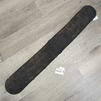 Nylon Web & Felt Cinch, 2x D Rings *gc, clean, hairy, clumpy, edge rubs & curls
