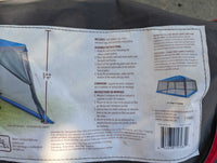 Outbound Extra-Large 4-Door Screen House/Canopy Tent/Gazebo Camping Shelter, Rolling Bag *NEW, all parts, scrapes, sm holes
