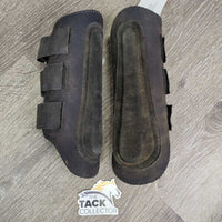Pr Neoprene Closed Boots, velcro *gc, v.dirty, hairy, faded, rubs
