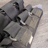 Pr Neoprene Closed Boots, velcro *gc, v.dirty, hairy, faded, rubs
