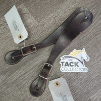 Smooth Leather Western Spur Straps *vgc/gc, clean, mnr scuffs, dents, scrapes & scratches

