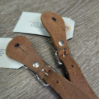 Smooth Leather Western Spur Straps *vgc/gc, clean, mnr scuffs, dents, scrapes & scratches
