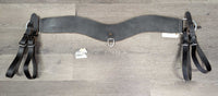 4" Wide Leather Pulling Western Breastcollar, 4x Thin Straps *xc/like new, mnr dust, scrapes, cracking, stiff, dry
