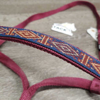 Nylon Western Tie Down Noseband *vgc, mnr dirt, hair & rubs
