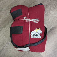 Light Fleece Cooler, velcro front *gc/fair, clean, v.clumpy, hairy, older, hole
