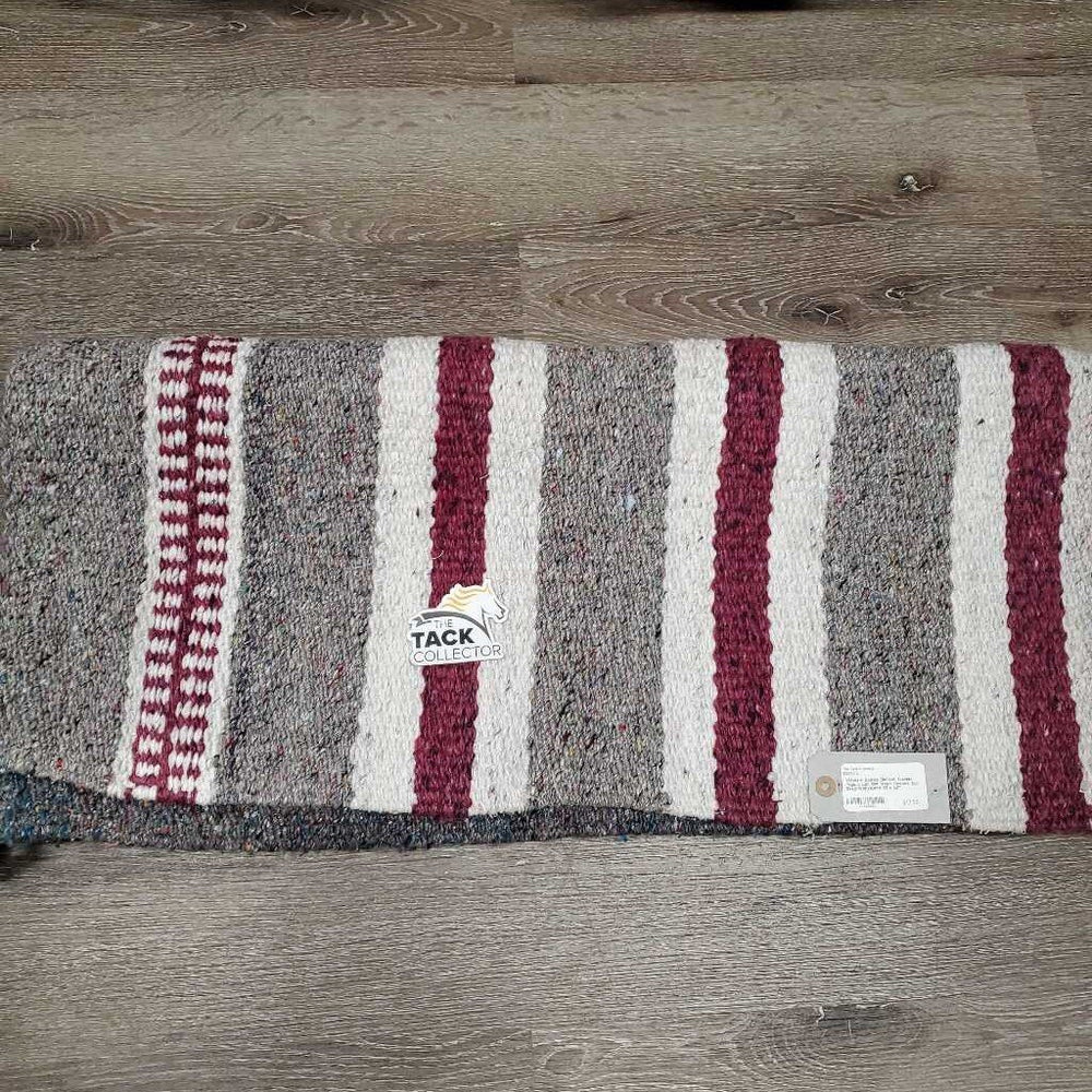 Western Saddle Blanket, tassles *vgc, clean, mnr frays, threads, hair