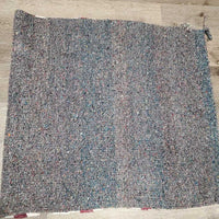 Western Saddle Blanket, tassles *vgc, clean, mnr frays, threads, hair
