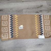Wool Western Saddle Blanket *vgc, clean, mnr pulls, hair, pills, rubs, curled edges
