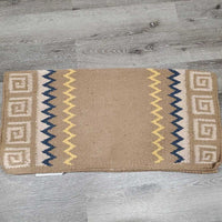 Wool Western Saddle Blanket *vgc, clean, mnr pulls, hair, pills, rubs, curled edges