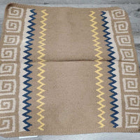 Wool Western Saddle Blanket *vgc, clean, mnr pulls, hair, pills, rubs, curled edges
