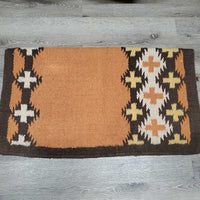 Western Saddle Blanket *vgc, clean, mnr hair, pulls, pills, threads, crease?, curled edge, faded
