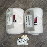 Pr Fleece Polos *vgc, dirty, hairy, stains
