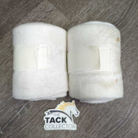 Pr Fleece Polos *vgc, dirty, hairy, stains
