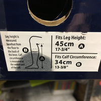 Pr Dress Boots, Zips, 2x black forms, box *vgc/gc, clean & dirt/residue, rubs, faded, scrapes
