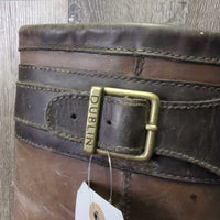 Tall Leather Country Boots *gc/fair, clean & dirty, rubs, scrapes, scratches, loose lining, loose heel & edge seal-R, cracking
