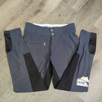 Full Seat Ribbed Breeches *gc, older, mnr unstitched seam
