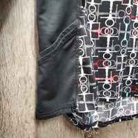 LS Sun Shirt, 1/2 Zip Up *gc, older, faded tag, seam rubs & puckers
