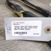 Thick Soft Nylon Halter *gc/vgc, dirt, rubs, frays & hair
