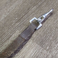 German Martingale, Pr Cotton Web Reins *gc, dirty, rubs, scrapes, residue, faded
