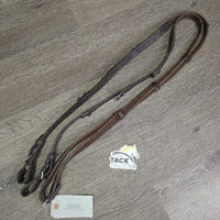 German Martingale, Pr Cotton Web Reins *gc, dirty, rubs, scrapes, residue, faded
