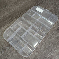 9 Compartment Plastic Organizing Box - Case *xc, clean, mnr scrapes, scratches & stains
